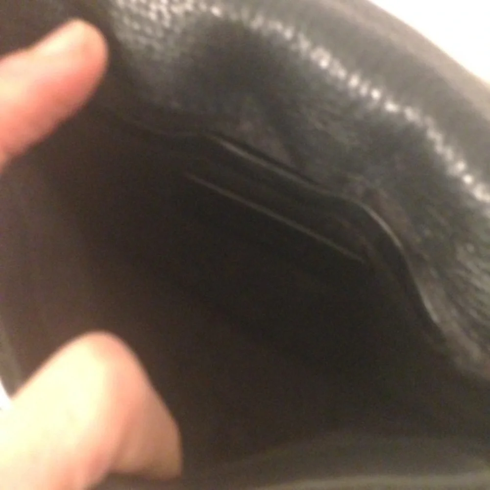 Michael Kors black leather crossbody bag